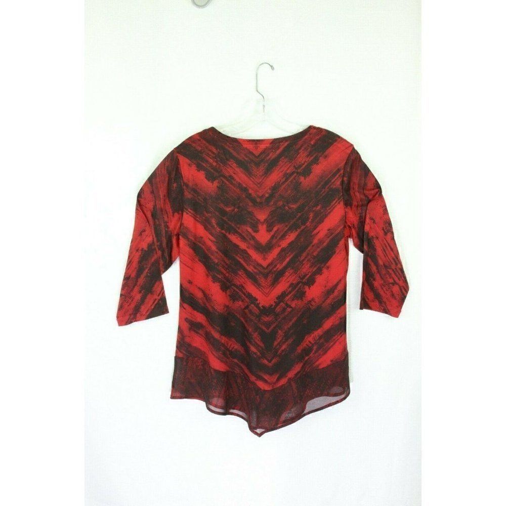 Christopher & Banks V-Neck Ruffle Top - Picture 6 of 6